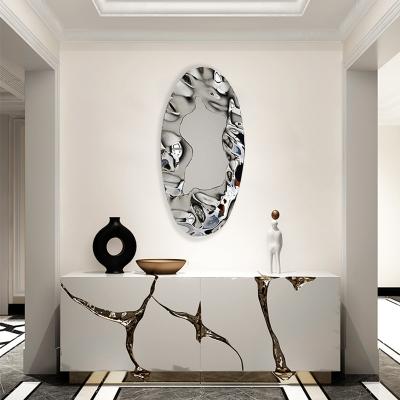 China Handmade Home Hanging Metal Art Wall Decor Mirrors Luxury Gifts Room Designs Art Deco Lowprice Modern Living for sale