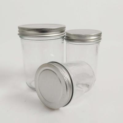 China Viable in stock 100ml 250ml diamond shape mason glass honey jam jar glass jar with tin lid for sale