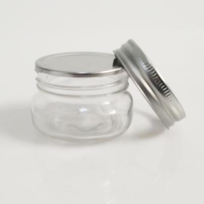 China Wholesale 4oz 150ml Viable Mason Food Glass Jar Containers With Screw Lid for sale