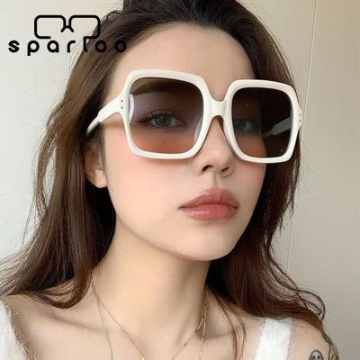 China Fashion Sparloo 10016 sunglasses shape cheap to 2021 vintage trendy sunglasses women square oversized for sale