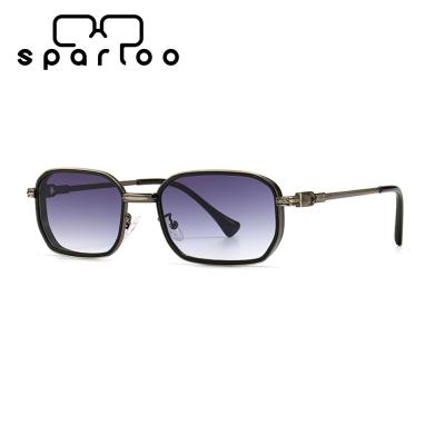 China Fashion Sunglasses Sparloo Steampunk Sunglasses CE UV400 Small Square 1100 Metal for sale