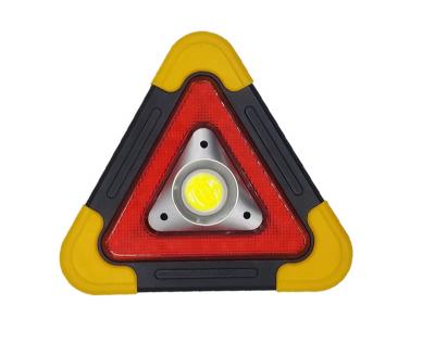 China LANDSCAPE Dry Battery Cob Led Car Light Portable Repair Emergency Triangle Camping Light Warning Light for sale