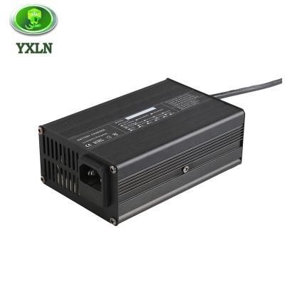 China E-Bike CE ROHS Smart Charger Aluminum Case Fan Cooling 42v 3a Lithium Electric Bicycle Battery Charger for sale