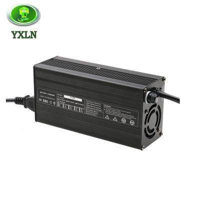 China 24 Volt 50ah 60ah 80ah 100ah 29.4v 10A 12a Portable Auto Charging Lithium Ion Charger 24V Li-ion Battery Charger for sale