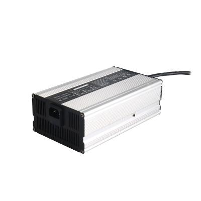 China Electric Tourist Battery Charger 600w 24v 18a Smart Li-ion Battery Charger For Lithium Battery With Aluminum Shell for sale