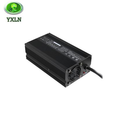 China wholesale 110VAC/220Vac 50ah charging to 70ah 24s 87.6v 10amp lifepo4 72v battery charger for electric motorcycle for sale