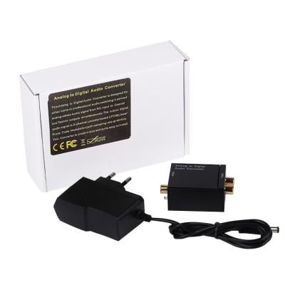 China RCA L/R Converter 51X41X26MM Analog-to-Digital Audio Audio Converter for sale