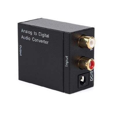 China Optical / Coaxial Digital To Analog Fiber Optic Audio Converter 51X41X26MM for sale