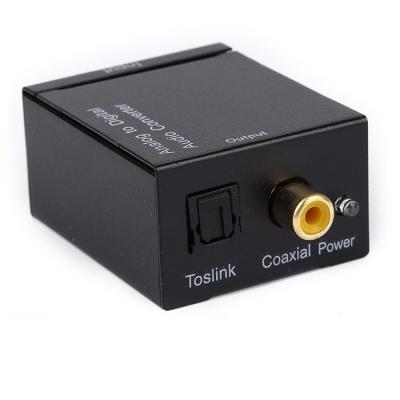 China Coaxial Digital Audio Signals To R/L Analog Audio Converters Digital To Analog Converter For Other Audio And Video Equipment 51X41X26MM for sale