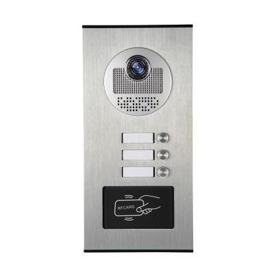 China Built-in Camera Visual Intercom for Apartment Metal 800TVL IR RFID Outdoor Housing Night Vision for sale