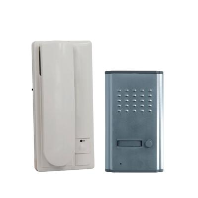 China Two Button Door Phone Handset Voice Intercom Audio Plastic Only For 2 Apartments 3208AA for sale