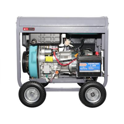 China Mobile type open type 6kw good quality diesel generator open type for sale