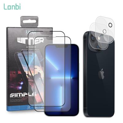 China Mobile phone compatible with iPhone 13 tempered glass screen protector and camera lens protector for sale