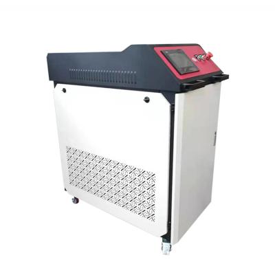 China Stainless Steel High Efficiency 1500W Continuous Fiber Laser Cleaning Machine For Rust Oil Paint Removal for sale