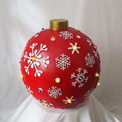 China Colorful Resin Christmas Decoration Supplies Wholesales Christmas Decoration Large With Led Decoration Christmas Ball for sale