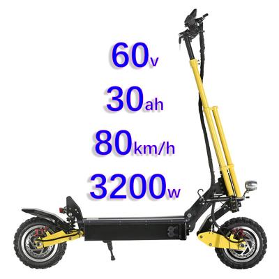 China Mankeel X2 USA EU Warehouse Adult Unisex OEM 60V 3200W 50 M/H Foldable Dual Tire 11Inch E Off Road Electric Scooter Off Road Electric Scooter for sale