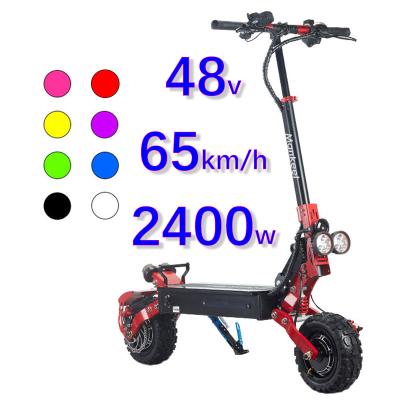 China Mankeel X3 USA EU Warehouse 11Inch Off Road Unisex Foldable Powerful E Scooter 2400W Battery Electric Scooter 48V for sale