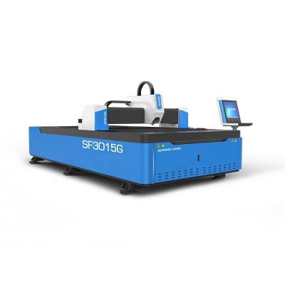 China Cheap and small SF3015G 1000w laser fiber laser Cutter cutting machine for metal plates for sale