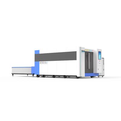 China Full Deck Water Cooled And Double Fiber Laser Cover Cutting Equipment for sale