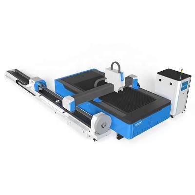 China Laser CUTTING SENFENG Tube and Cutting Plate Fiber Laser Cutting Machine with 1500 Watt SF 3015M for sale