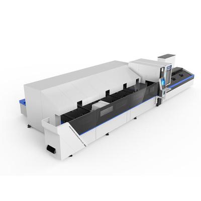 China Laser CUTTING Sengfeng Automatic Metal Tube Fiber Laser Cutting Machine 1000W SF6020T for sale