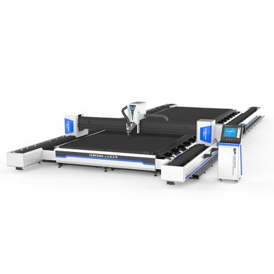 China Laser CUTTING SENFENG Ultra Large Format Bevel Fiber Laser Cutting Machine For Metal Sheet for sale