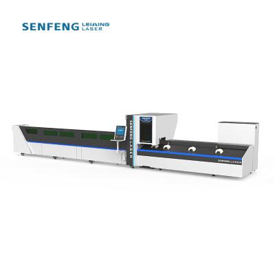 China Laser CUTTING SENFENG Metal Pipe and Tube Bevel Fiber Laser Cutting Machine for sale