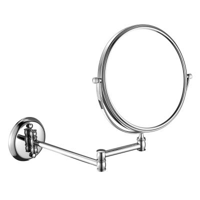 China Magnification Wholesale 6 Inch Or 8 Inch Wall Mounted Makeup Mirror With Magnification for sale