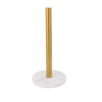 China Good Quality New Design Kitchen Vertical Roll Holder Roll Paper Towel Marble Paper Towel Holder for sale