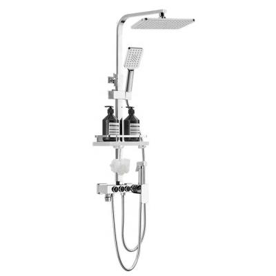 中国 Wall Mounted Shower Riser Set,shower rail,Stainless steel Shower Head And Hand Shower 販売のため