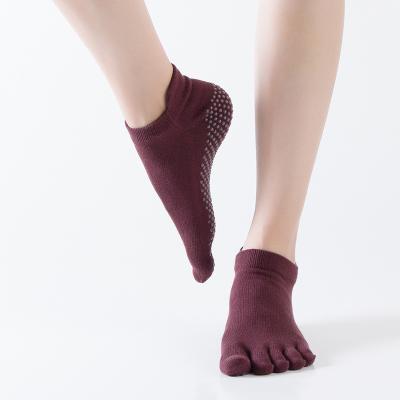 China Quality Goods Customization Grip QUICK DRY Pilates 5 Toes Yoga Socks Five Finger Anti-Slip Yoga Socks for sale