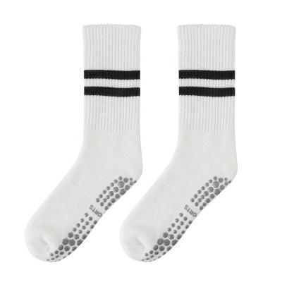 China Brand New Breathable Mid-tube Manufacturer Yoga Cotton Thickened Non-slip Socks Non-slip Pilates Socks Fitness Floor Socks for sale