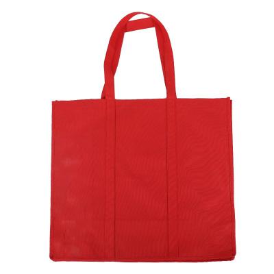 China Handled Coated color printing environmental protection non-woven advertising bag Oxford cloth portable shopping bag printing logo for sale