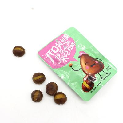 China Original Hot Selling New Season Easily Peeled 100g Sweet Food Organic Roasted Chestnuts With Shell for sale