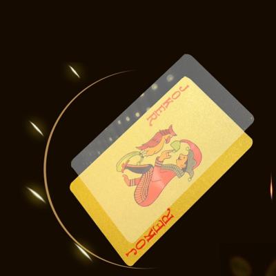 China 999.9 Gold Paper Custom Playing Cards Printing Logo Playing Card Paper Playing Cards for sale