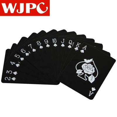 China Custom Plastic Playing Cards WJPC-Wholesale Plastic Tin Box Music Playing Cards for sale