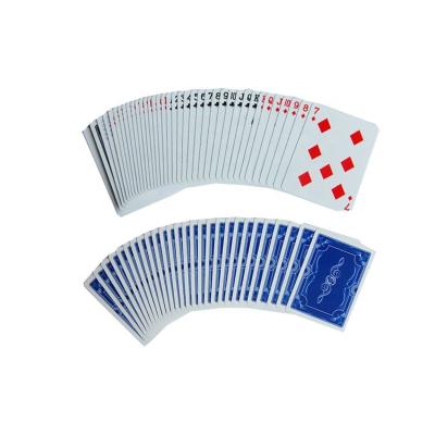 China Promotional Gifts WJPC - Custom Printing Poker Cards Playing Cards Silver Foil Plastic Cards for sale