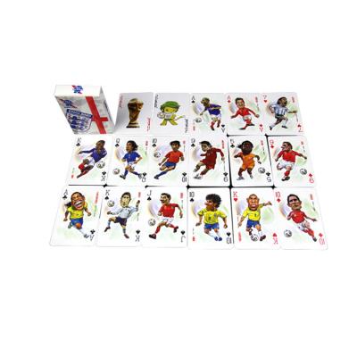 China Custom Printing Gift Soccer Playing Cards Promotional Playing Cards Playing Poker Cards for sale