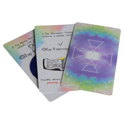 China Collectible Custom Printed Affirmation Cards Printing Oracle Cards for sale