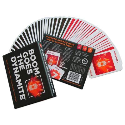 China Custom Printing Card Game Top Quality Playing Cards Paper WJPC With Box for sale