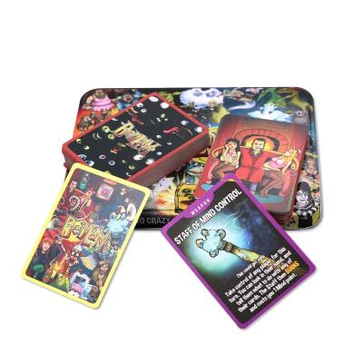 China WJPC-individual custom made card of fun playing paper printing party card games for sale