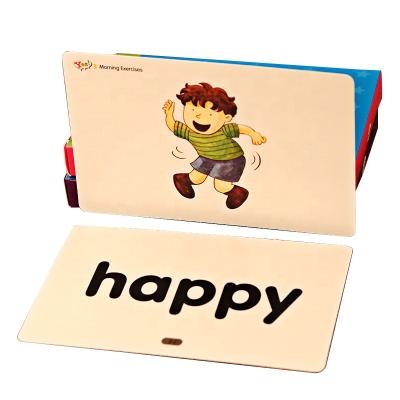 China Eco - Friendly Custom Paper / Plastic Board Game Card Paper Flash Cards For Kids for sale