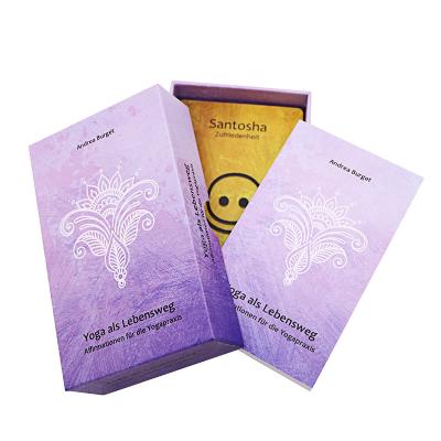 China Custom Affirmation Paper Self Publishing Cards Printing Tarot Oracle Design Your Own Affirmation Cards for sale