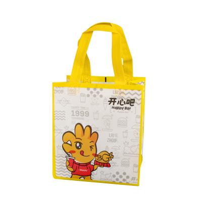 China Recyclable Non-woven tote bag customized to make canvas environmental protection bag printing finished product shopping advertising bag for sale