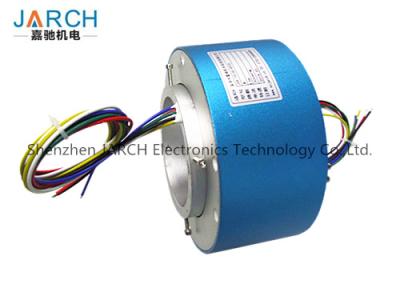 China Lead free100mm through bore electrical slip ring / miniature slip ring Max speed:500RPM for sale