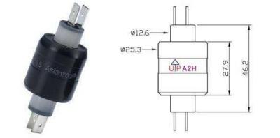 China Anillo colectando de Mercury de Ethernet del gigabit A2H 1800RPM 25.3m m externos con la FCC del CE en venta