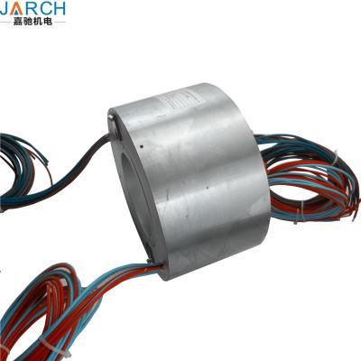 China Rotary Joint 80A High Current Slip Ring , Customized Carbon 4 Wire Slip Ring for sale