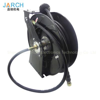 China 15m Fuel Hose Pipe Reel Retractable Hose Reel Steel Material High Pressure 10-35Mpa Water Hose Reel for sale