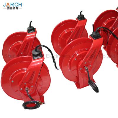 China 10~20m DMX Cable Retractable cable Reel 32A Power Cord Transmit Audio / Light / Video cable reels for sale