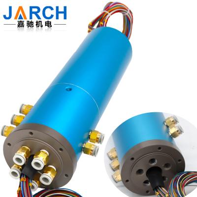 China Integrated Conductive Slip Ring 1-24 Passages Neumatic Electrical Rotary Union for sale